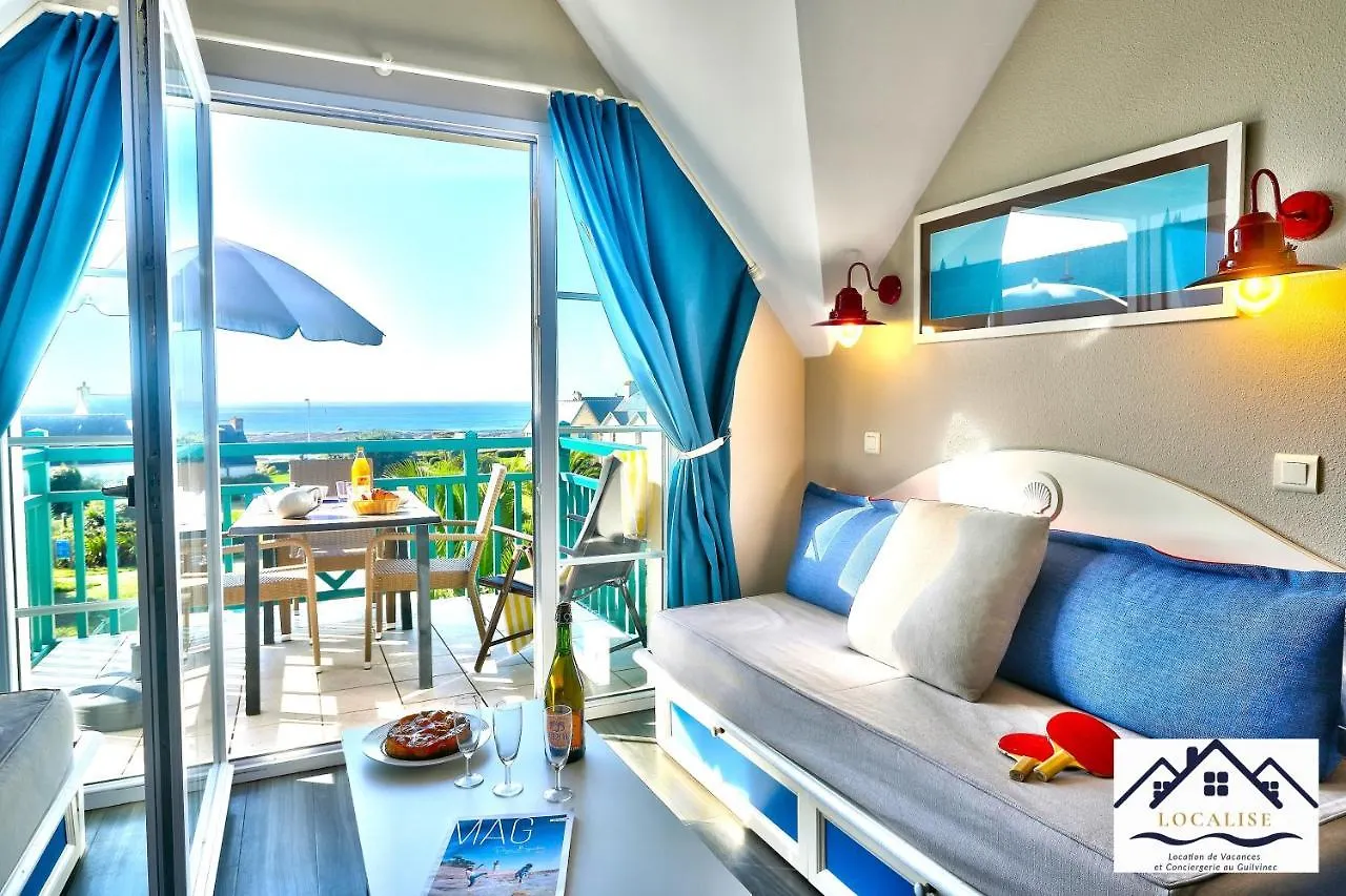 شقة Localise Au Guilvinec - A28 - Belle Vue Sur La Mer, La Piscine Et Le Jardin - - Tout A Pied, Plages, Port, Centre, Commerces, Marche - Wifi Inclus - Linge De Lit Inclus فرنسا